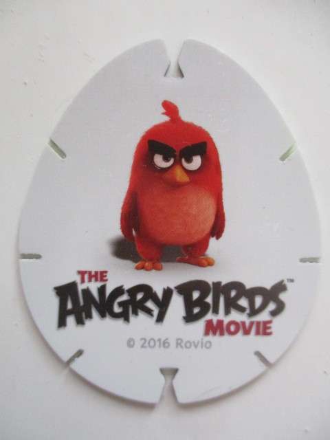 ANGRY BIRDS  3D TAZOS  NO. 10  CHUCK