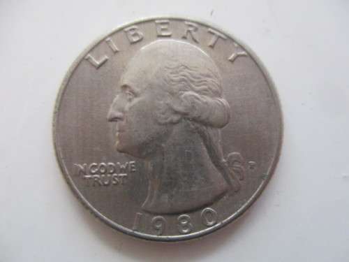 AMERICA  1980 QUARTER DOLLAR LIBERTY