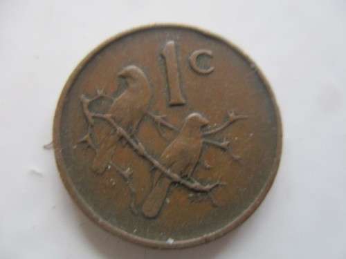 SOUTH AFRICA - 1c  COIN  1966