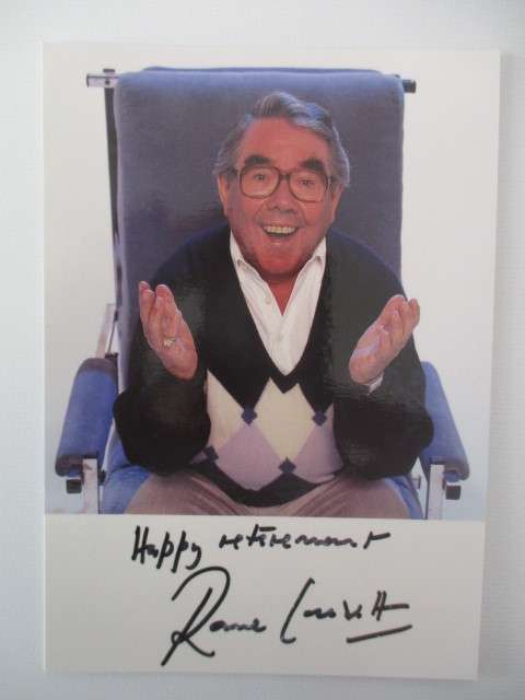 AUTOGRAPHED / SIGNED - RONNIE CORBETT - THE TWO RONNIES