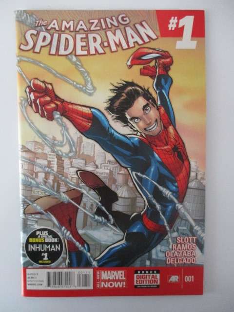 MARVEL COMICS - THE AMAZING SPIDER - MAN  NO. 1    2014 THICKER COMIC