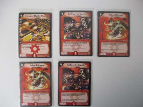 DUEL MASTERS - LOT OF 5 CARDS