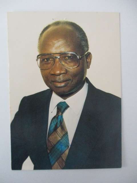 AUTOGRAPHED / SIGNED - DAWDA JAWARA PAST PRESIDENT OF GAMBIA