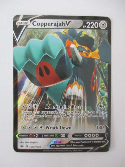 POKEMON - SWORD  & SHIELD - ULTRA HOLO RARE - COPPERAJAH