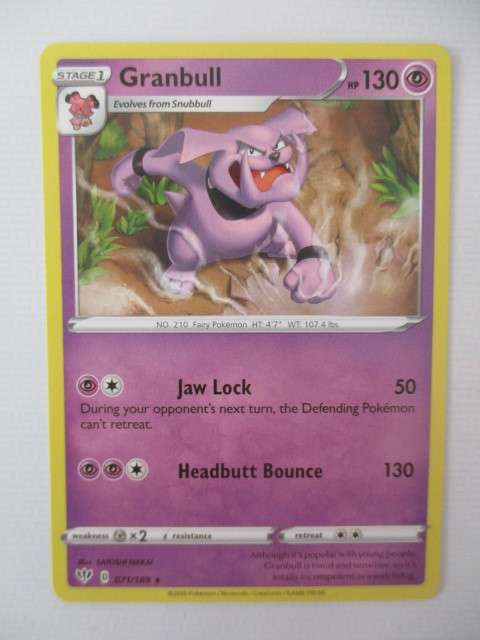 POKEMON  TRADING CARD- GRANBULL