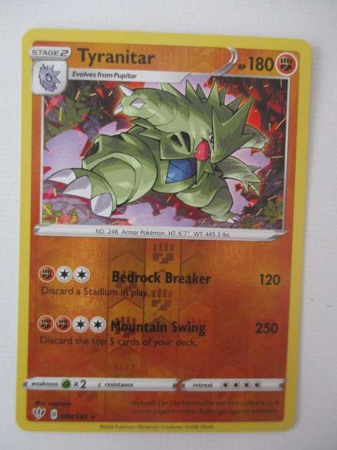 POKEMON - FOIL CARD - TYRANITAR