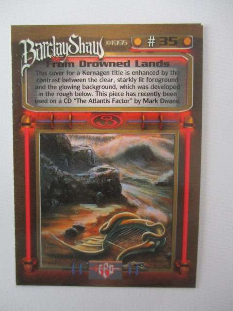 BARCLAY SHAW TRADING CARDS -  FROM DROWNED LANDS