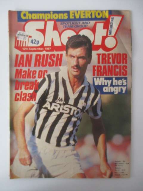 SHOOT MAGAZINE 1987 - SOCCER MAGAZINE