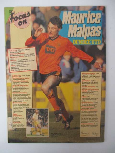 SHOOT MAGAZINE - 1987   -  SOCCER MAGAZINE