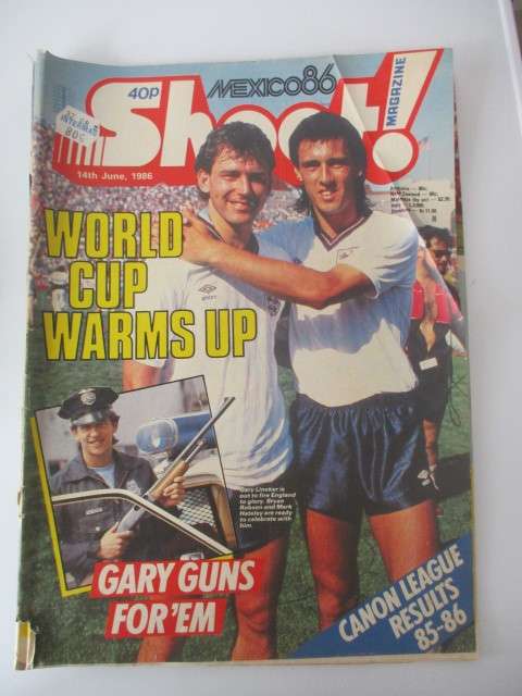 SHOOT MAGAZINE - 1986   -  SOCCER MAGAZINE