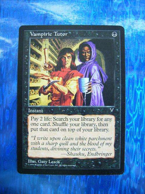 Vampiric Tutor Magic the gathering
