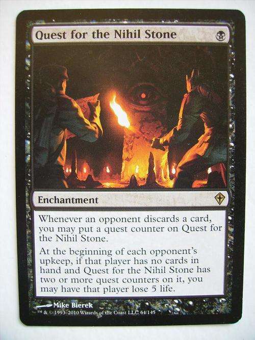 Magic the Gathering Quest for the Nihil stone Worldwake (Rare)