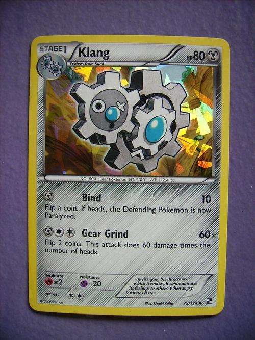 Pokemon Klang foil