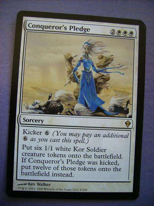 magic the Gathering Conqueror's Pledge Zendikar (Rare)