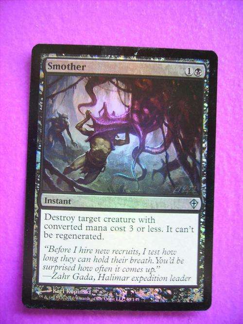 Magic the Gathering Smother foil Worldwake