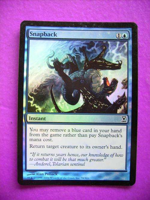 Magic the Gathering Snapback Time Spiral  (foil)