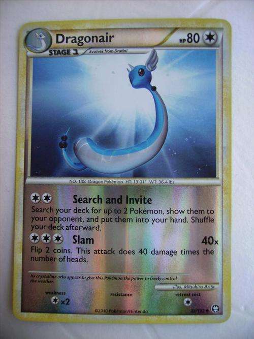 Pokemon Dragonair Holo Foil