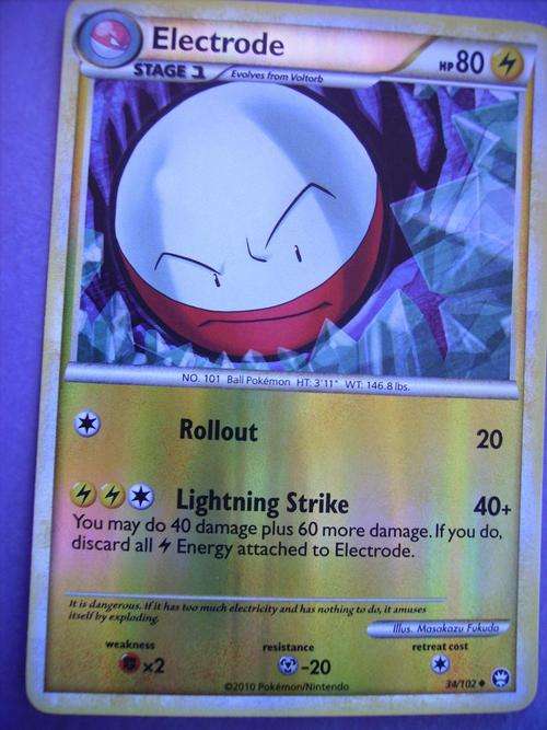Pokemon Holo Foil Electrode
