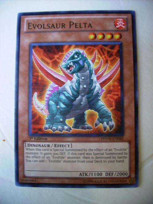 Yu-Gi-Oh Evolsaur Pelta Rare enquire about postage