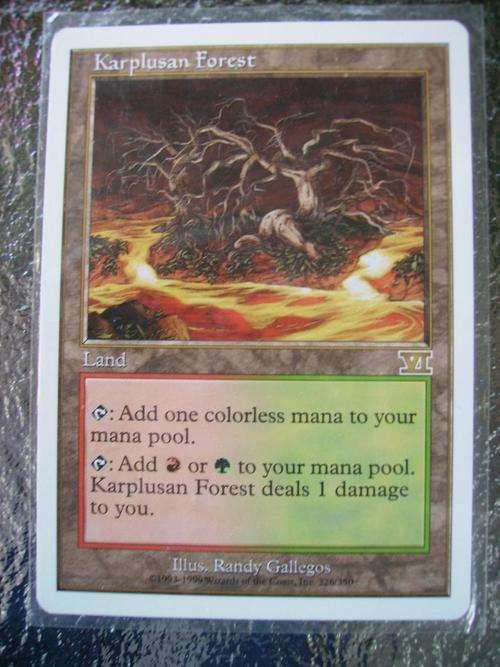 Magic the Gathering Karplusan Forest 6th (Rare)