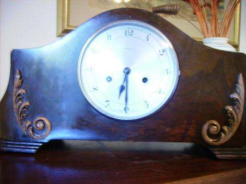 Beautiful Enfield Engish clock made in the 1930's Just been serviced and oiled perfect working order