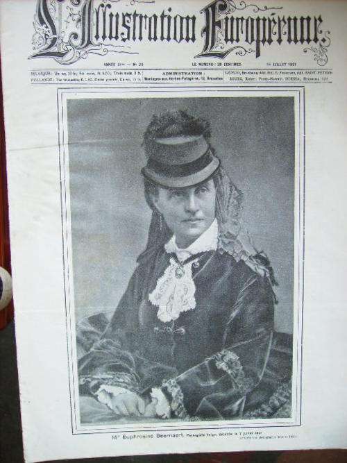 VINTAGE FRENCH NEWSPAPER 14 JULY 1901