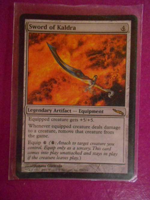 Magic the Gathering Sword of Kaldra (rare)