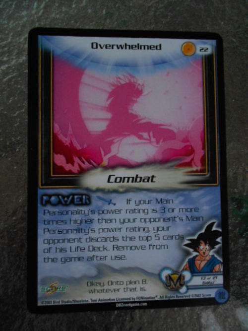 DragonBall Z Overwhelmed