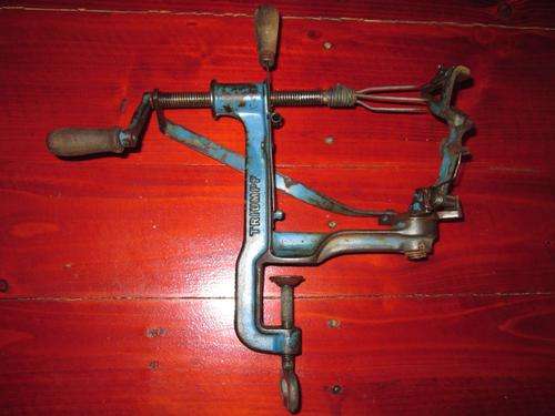Vintage to antique Triumpf peach peeler enquire about postage