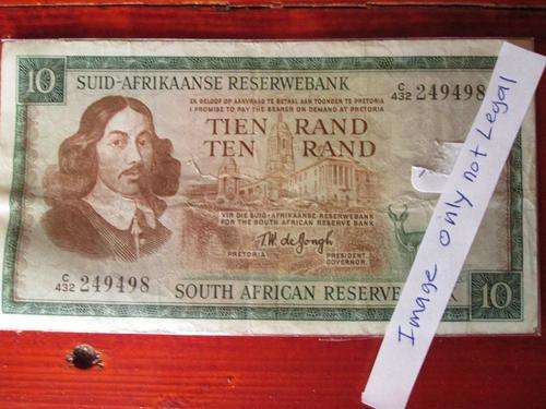NICE TEN RAND BANK NOTE HAVE A LOOK