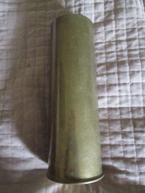 BOMB SHELL 29CM LONG MOUTH 8CM  BASE WORDING 25 PR 1941 CF RLB