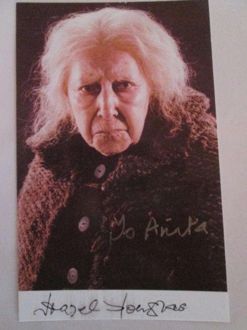 Classic actress Hazel Douglas autograph starred in Harry Potter