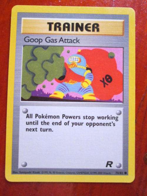 Pokemon-TRADING CARD/ Trainer/ Goop Gas Attack