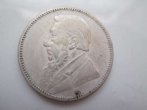 VERY NICE 1 SHILLING PAUL KRUGER COIN 1895