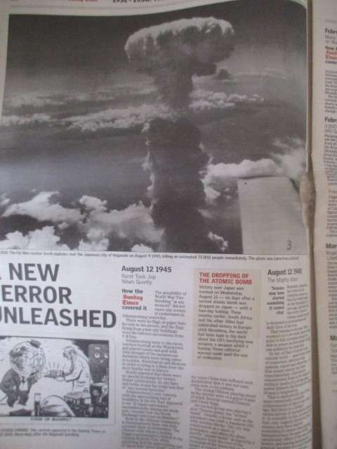 VINTAGE NEWSPAPER SUPPLEMENT 100 YEARS 1931 - 1956