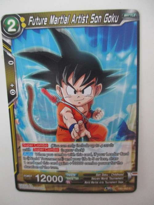 DRAGON BALL Z  TRADING CARD - COLOSSAL WARFARE -    FUTURE MARTIAL ARTIST SON GOKU