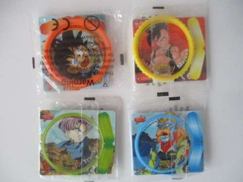 DRAGON BALL - Z LOT OF 4 UNOPENED TAZOS   - DRAGON BALL GT