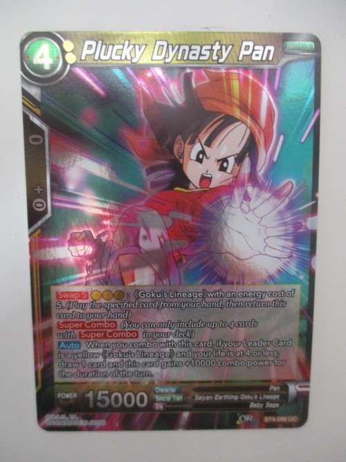 DRAGON BALL Z TRADING CARD -  FOIL CARD - PLUCKY DYNASTY PAN