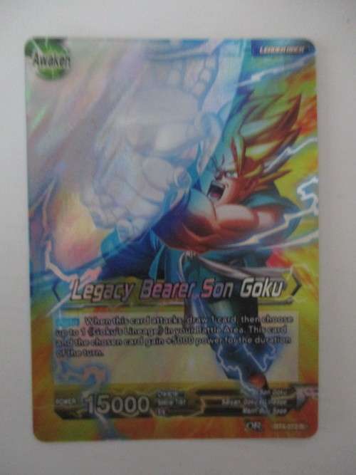 DRAGON BALL Z TRADING CARD -  FOIL CARD - LEGACY BEARER SON GOKU