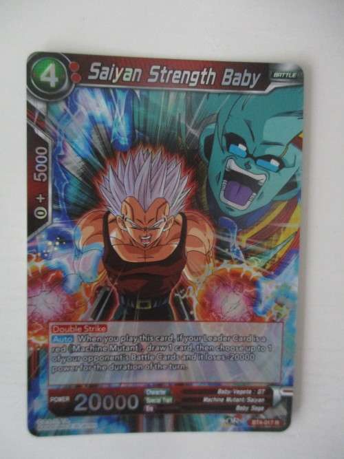 DRAGON BALL Z TRADING CARD- FOIL CARD - SAIYAN STRENGTH BABY