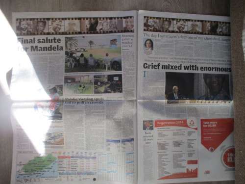 NEWSPAPER - THE HERALD - MADIBA HOME AT LAST - 2013