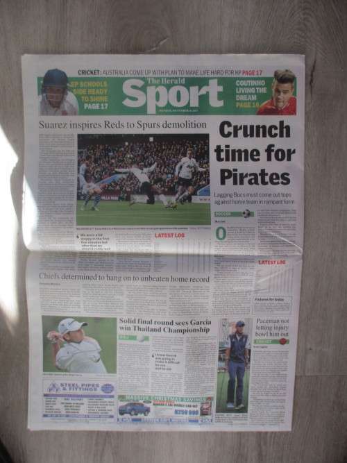 NEWSPAPER - THE HERALD - MADIBA HOME AT LAST - 2013