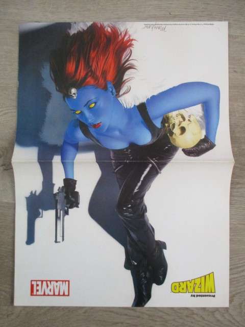 MARVEL POSTER PRESENTED  BY WIZARD 2 SIDED POSTER - 26 X  35 CM