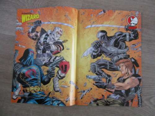 MARVEL POSTER PRESENTED  BY WIZARD 2 SIDED POSTER - 26 X  35 CM