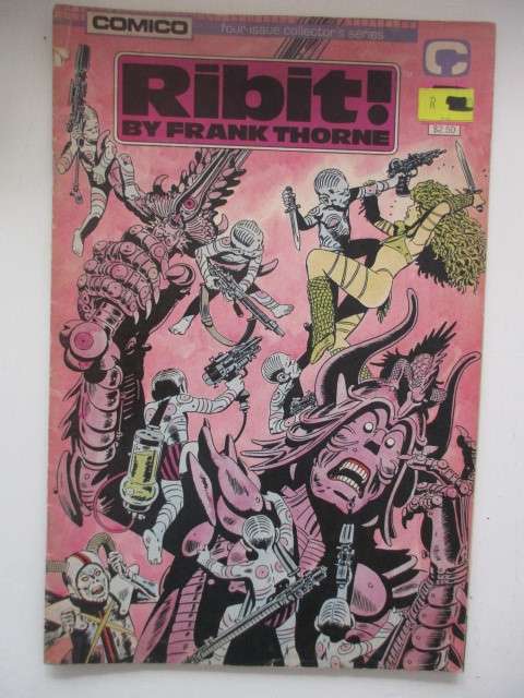 COMICO - RIBIT  -  NO. 2 - 1989  - LOVELY CONDITION