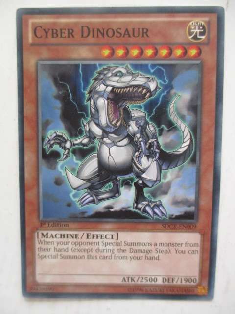 YU-GI-OH - 1996 1ST EDITION - CYBER DINOSAUR