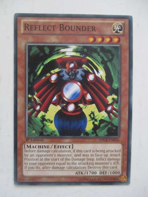 YU-GI-OH TRADING CARD / REFLECT BOUNDER - FROM 1ST EDITION
