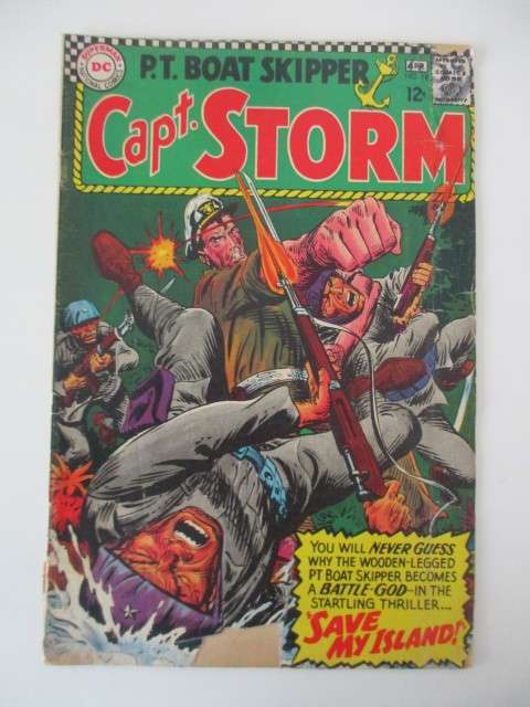 DC NATIONAL  COMICS - CAPT. STORM -  NO. 18  - 1967  - WAR COMICS