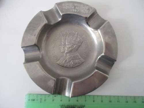 LOVELY VINTAGE ASHTRAY ROYAL VISIT TO SOUTH AFRICA 1947