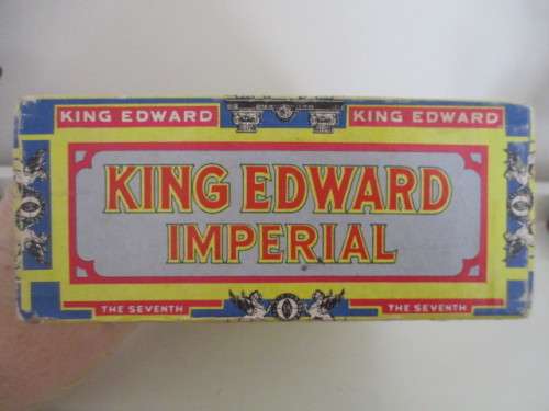 VINTAGE TO ANTIQUE KING EDWARD THE SEVENTH IMPERIAL MILD TOBACCOS CIGAR BOX